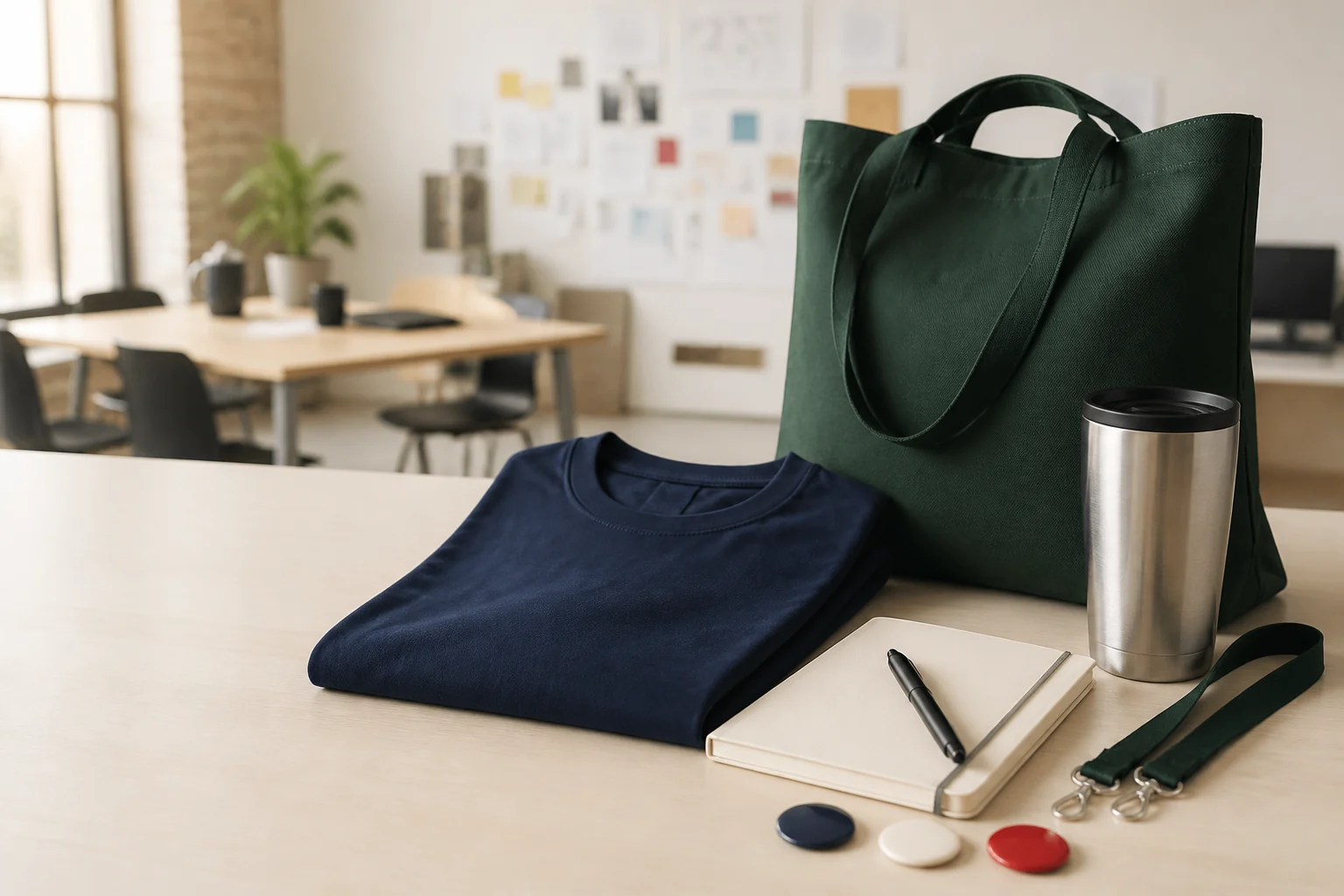 Selection of custom promotional merchandise from Universal Promotions