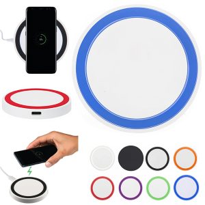 Slim Portable Customizable Wireless Phone Charging Pad