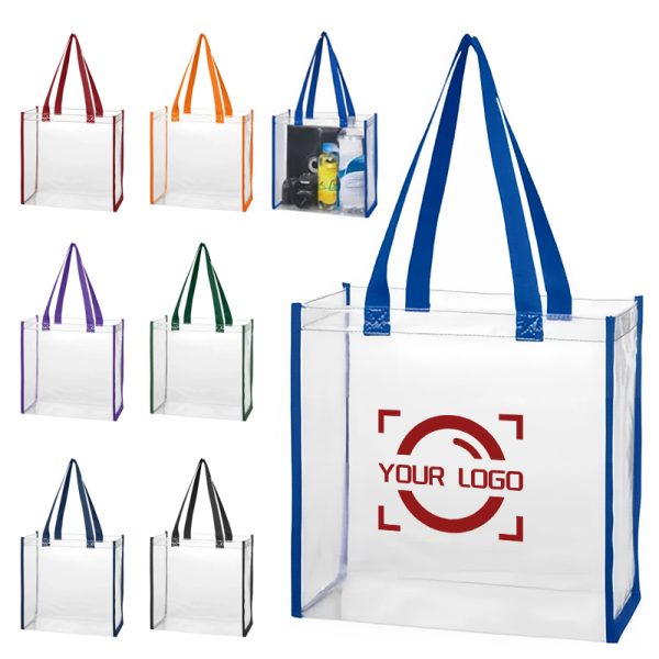 Transparent Clear PVC Tote Bag