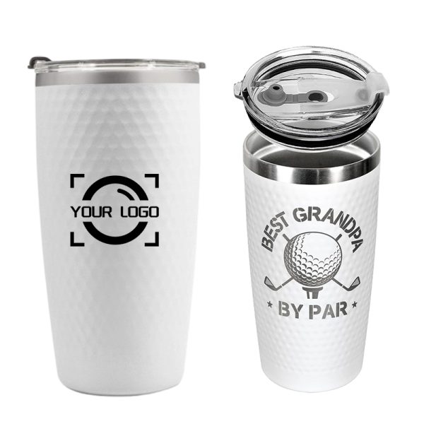 20 Oz Golf Ball Insulated Tumbler