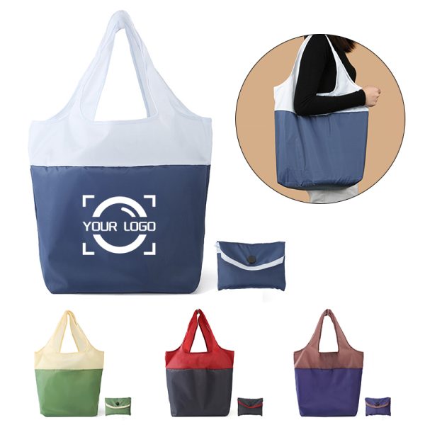 Compact Foldable Reusable Eco-Friendly Shopping Bag.
