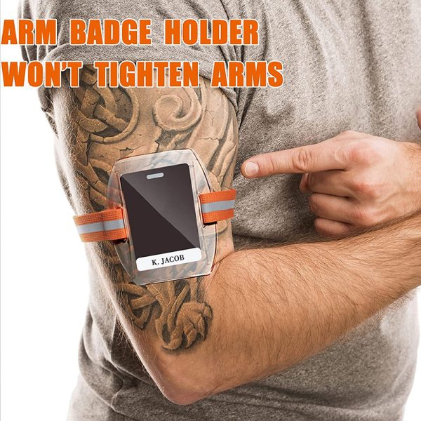Reflective Armband Id Card Holder