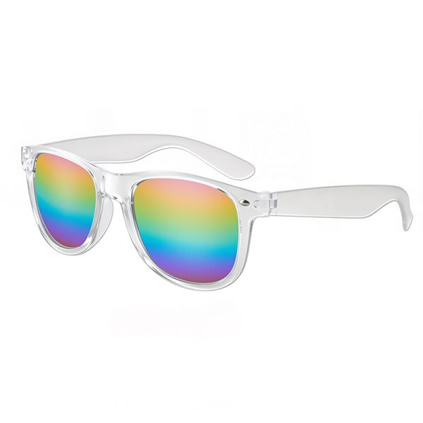 Mirrored Reflective Lens Sunglasses