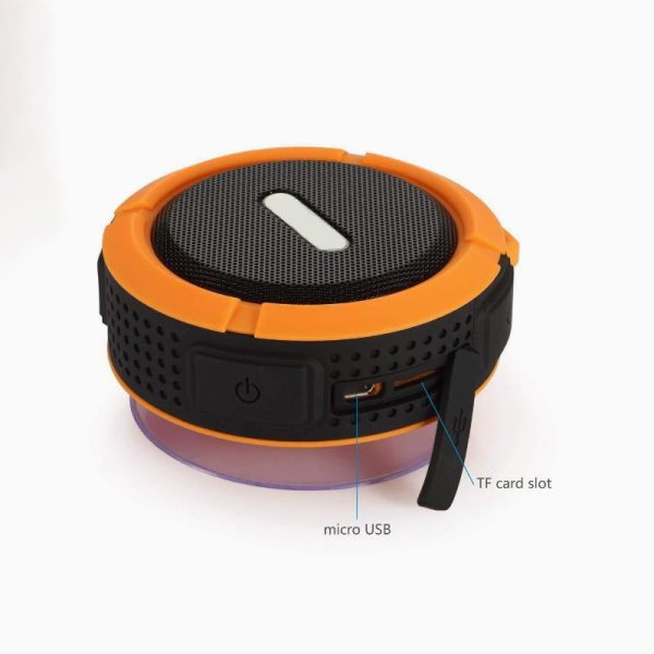 Waterproof Bluetooth Speaker With Suction Cup