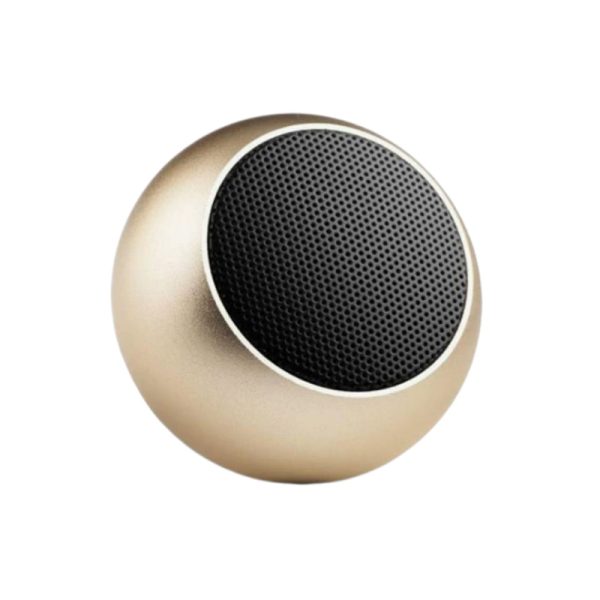 Mini Round Portable Bluetooth Speaker, Metal Shell Wireless Small Speaker