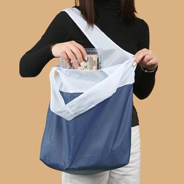 Compact Foldable Reusable Eco-Friendly Shopping Bag.