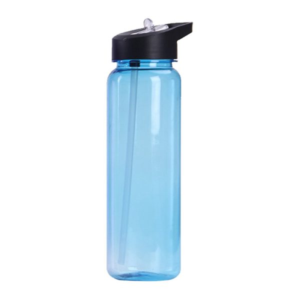 Portable Plastic Sports Water Bottle with Flip Lid