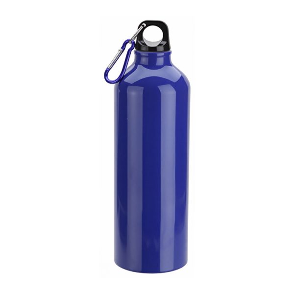 25oz Aluminum Water Bottle with Carabiner Clip