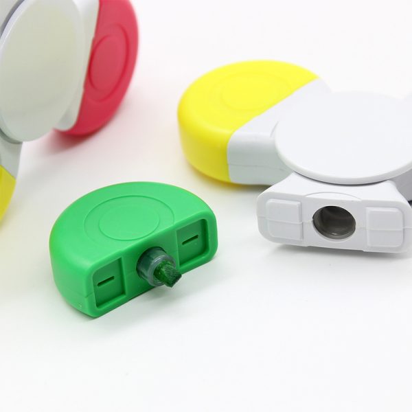 3-Color Rotatable Fidget Spinner Highlighter