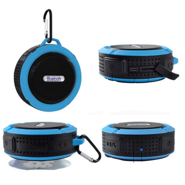 Waterproof Bluetooth Speaker With Suction Cup