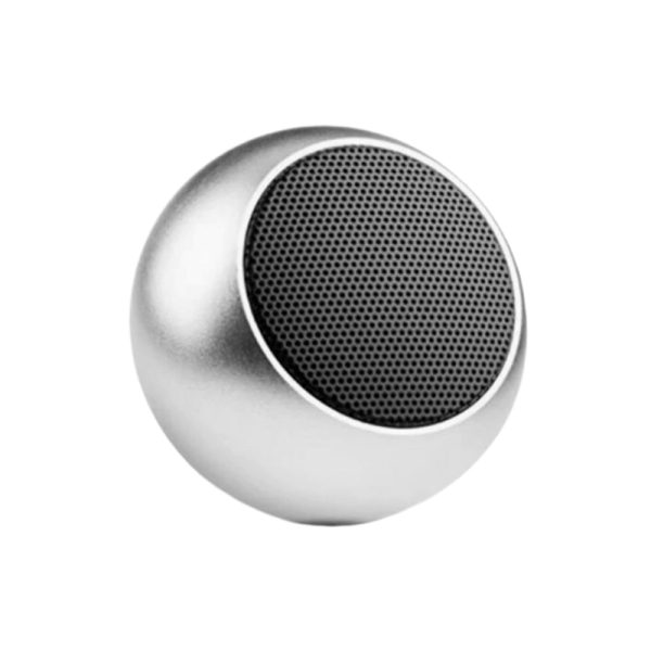 Mini Round Portable Bluetooth Speaker, Metal Shell Wireless Small Speaker