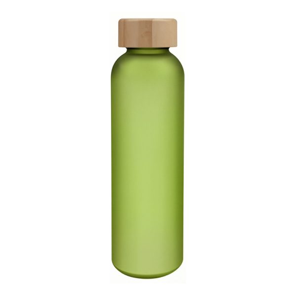 17oz Borosilicate Glass Water Bottle with Bamboo Lid
