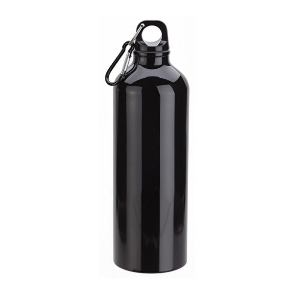 25oz Aluminum Water Bottle with Carabiner Clip