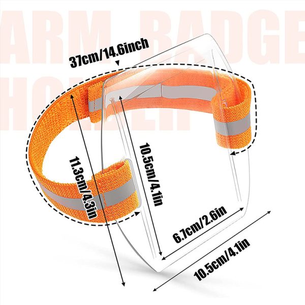 Reflective Armband Id Card Holder
