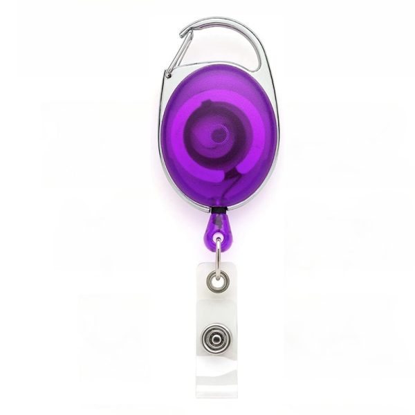 Clip-On Badge Reel Holder With Retractable Cord