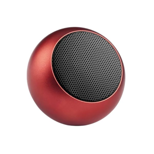 Mini Round Portable Bluetooth Speaker, Metal Shell Wireless Small Speaker