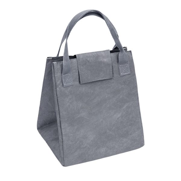 Insulated Kraft Paper Style Lunch Tote Bag