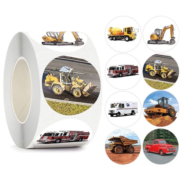 500Pcs/Roll Custom Self Adhesive Labels Stickers