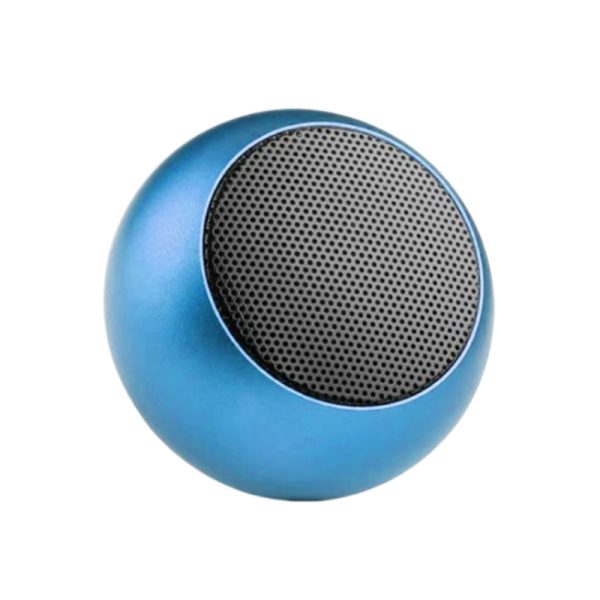 Mini Round Portable Bluetooth Speaker, Metal Shell Wireless Small Speaker