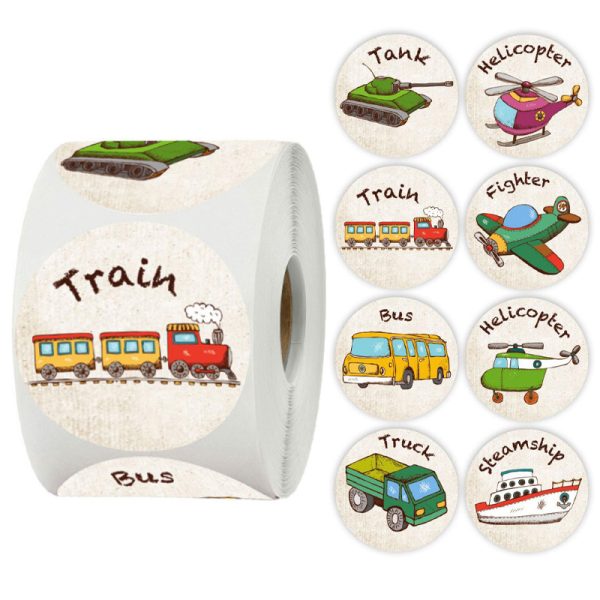 500Pcs/Roll Custom Self Adhesive Labels Stickers