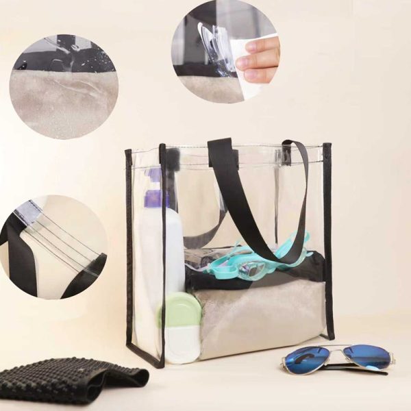 Transparent Clear PVC Tote Bag