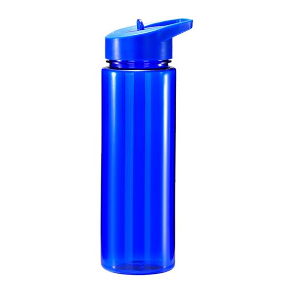 Portable Plastic Sports Water Bottle with Flip Lid