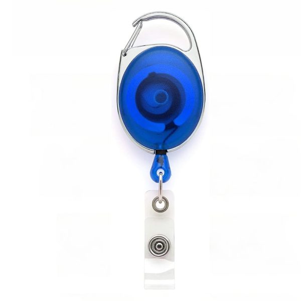 Clip-On Badge Reel Holder With Retractable Cord