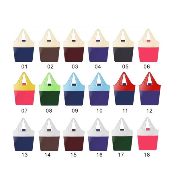 Compact Foldable Reusable Eco-Friendly Shopping Bag.