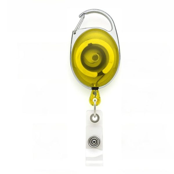 Clip-On Badge Reel Holder With Retractable Cord