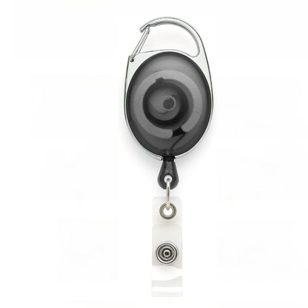 Clip-On Badge Reel Holder With Retractable Cord