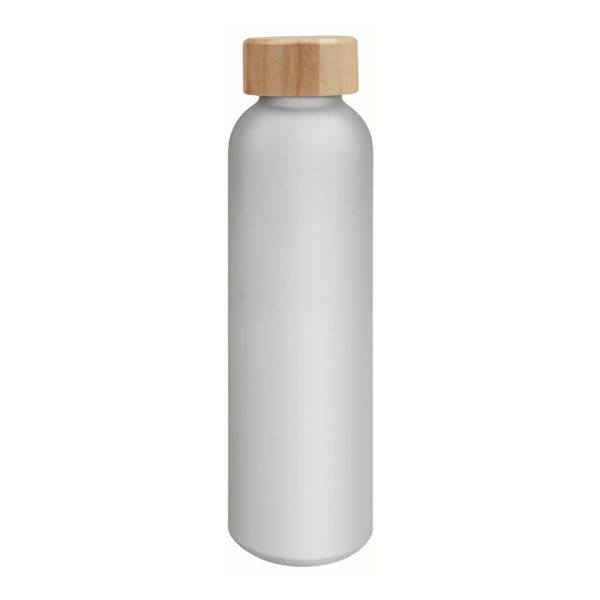 17oz Borosilicate Glass Water Bottle with Bamboo Lid