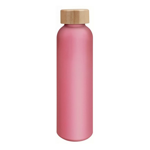 17oz Borosilicate Glass Water Bottle with Bamboo Lid
