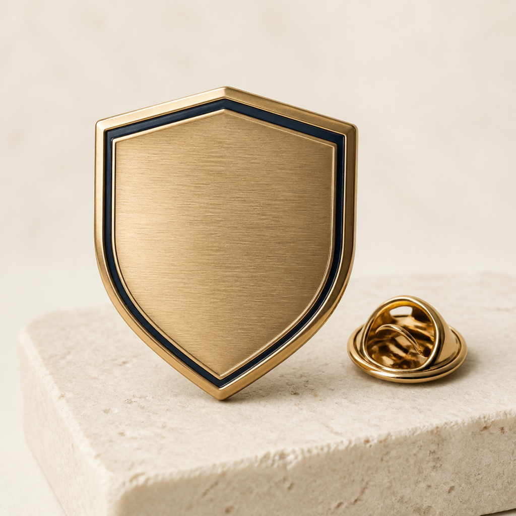 Metal Logo Badge by AURORA
